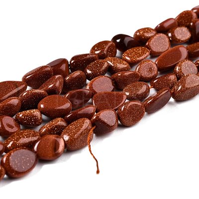Synthetic Goldstone Beads Strands G-G018-14A-1
