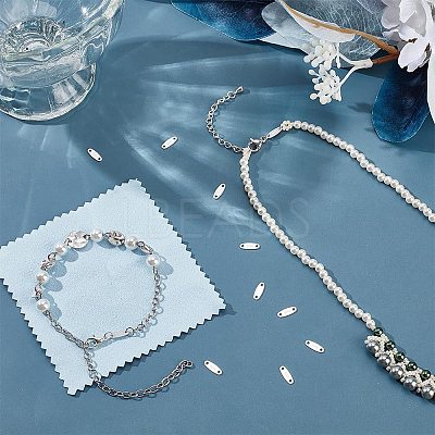 20Pcs 925 Sterling Silver Links STER-BBC0007-42-1