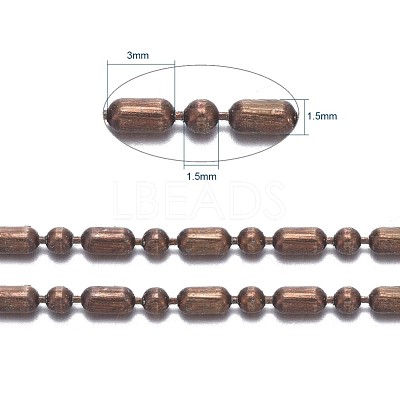 Brass Ball Chains CHC015Y-R-1