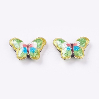 Handmade Cloisonne Beads X-CLB-S002-50-1
