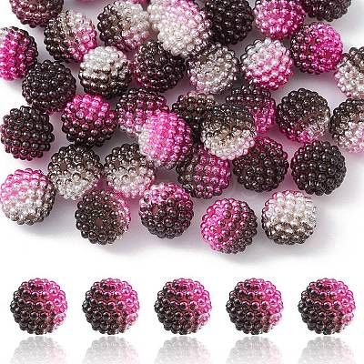 Imitation Pearl Acrylic Beads OACR-FS0001-42H-1