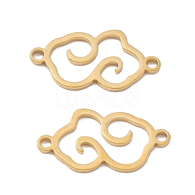 304 Stainless Steel Connector Charms STAS-A071-01G-1