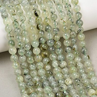 Natural Prehnite Beads Strands LS-GG-CBA7D2C-A01-6mm-1