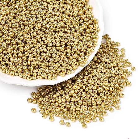FGB 8/0 Grade A Round Glass Seed Beads X-SEED-N002-C-0561-1