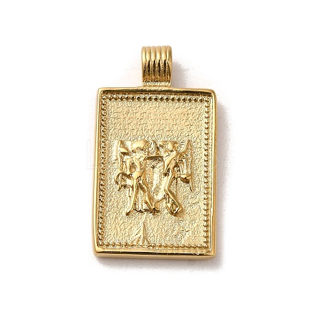 304 Stainless Steel Pendants X-STAS-L022-306G-03-1