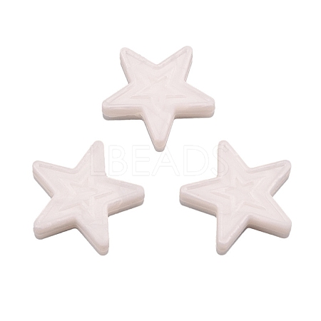 Star Food Grade Silicone Beads PW-WG63177-10-1