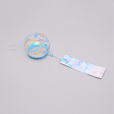 Japanese Round Painting Glass Wind Chimes CF-TAC0001-03D-1
