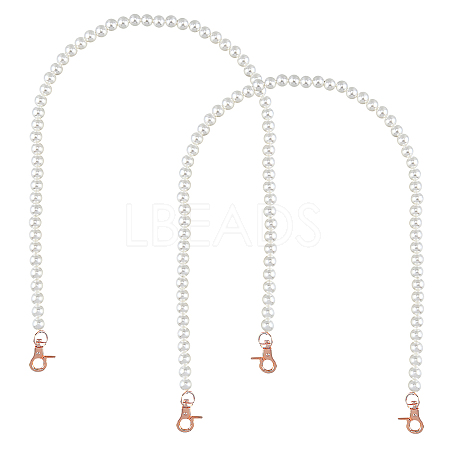 ABS Plastic Imitation Pearl Bag Strap Chains FIND-PH0001-74-1