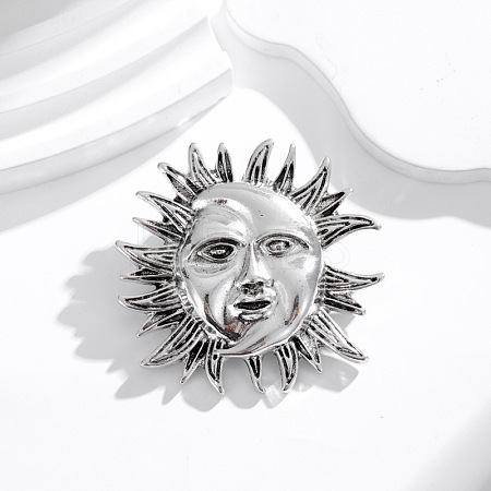 Sun God Brooch Pin JEWB-Z031-10AS-1