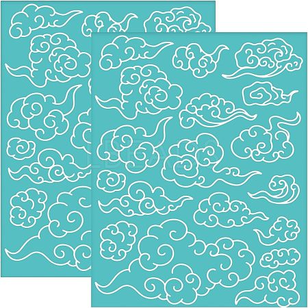 Self-Adhesive Silk Screen Printing Stencil DIY-WH0337-052-1