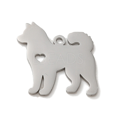 Non-Tarnish 304 Stainless Steel Pendants STAS-O005-13P-1