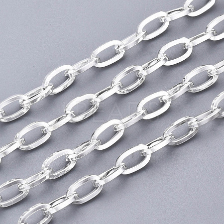 304 Stainless Steel Paperclip Chains CHS-N001-11S-1