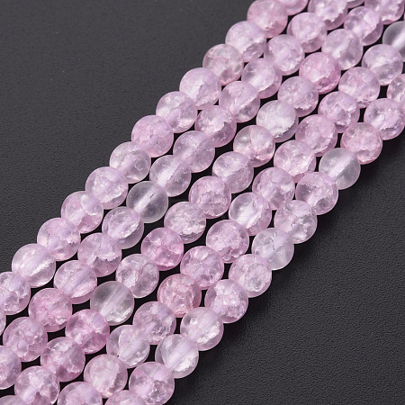 Crackle Glass Beads Strands GLAA-S192-D-006D-1