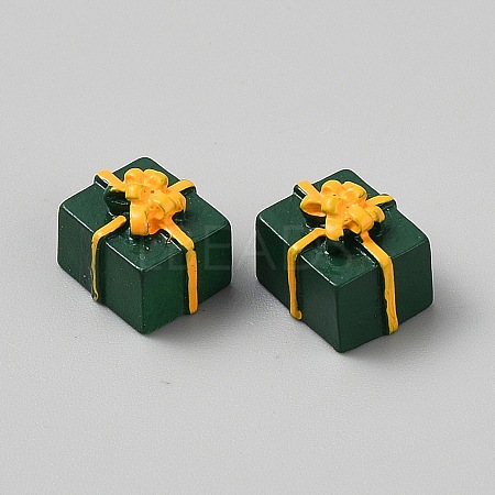 Christmas Opaque Resin Cabochons CRES-WH20004-07C-1
