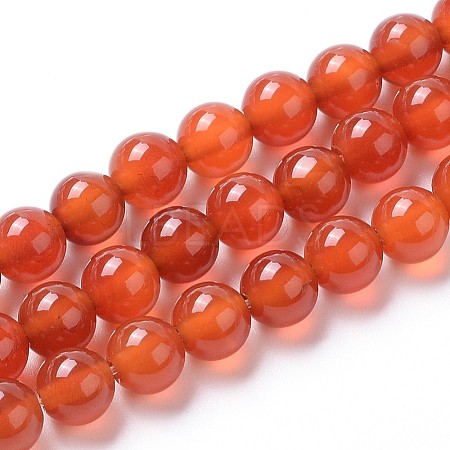 Natural Agate Beads Strands G-I261-B04-6mm-1