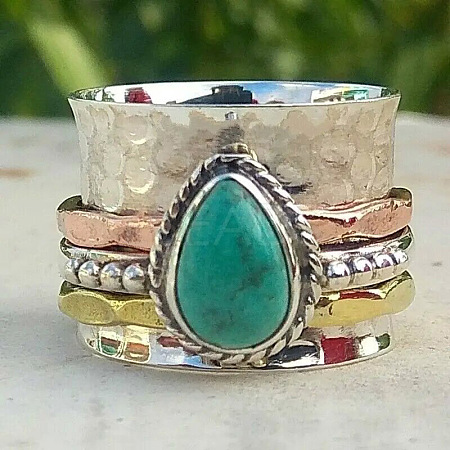 Alloy and Resin Finger Rings FS-WGDE678-03-1