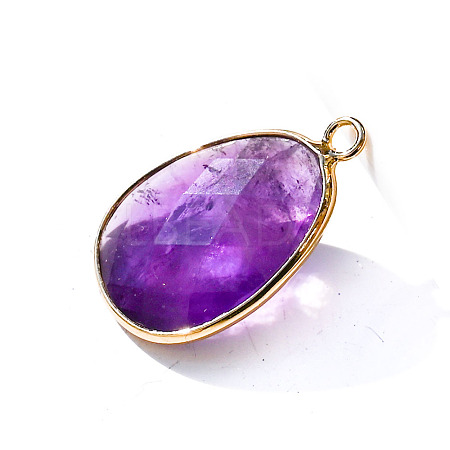 Natural Amethyst Pendants PW-WG32281-04-1