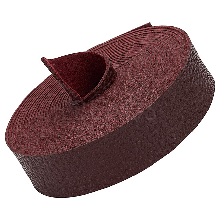 Flat Imitation Leather Cord OCOR-WH0086-69C-02-1