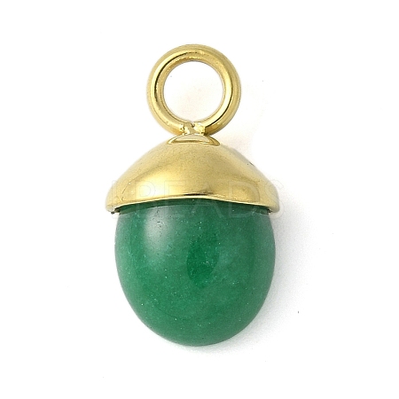 Natural Green Onyx Agate(Dyed & Heated) Pendants STAS-L277-07G-05-1