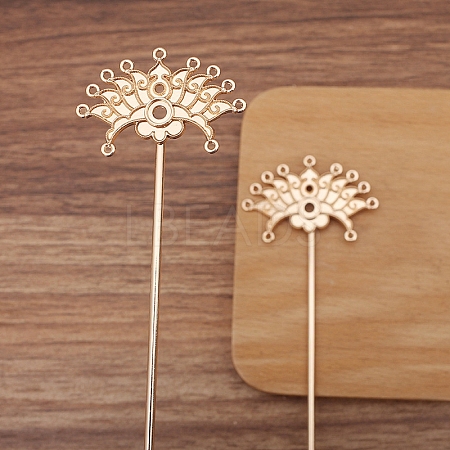 Alloy Enamel Hair Stick Finding PW-WG8155A-04-1