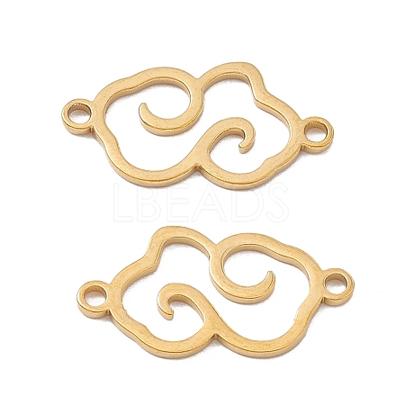 304 Stainless Steel Connector Charms STAS-A071-01G-1