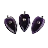 Natural Amethyst Pendants G-Q601-47B-1