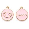 Alloy Enamel Pendants X-ENAM-S124-01A-09D-1