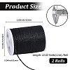 2 Rolls Round Waxed Polyester Cord YC-PA0001-01C-2