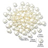 ABS Plastic Imitation Pearl Beads OACR-YW0001-85A-2