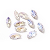 Glass Rhinestone Cabochons GGLA-P002-03A-08-2