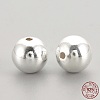 925 Sterling Silver Beads STER-S002-15-4mm-2