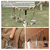 AHADEMAKER 10Pcs 5 Colors Leather Hook Hangers AJEW-GA0004-94-6
