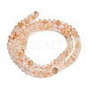 Heated Natural Citrine Beads Strands GG-CBA41EF-B01-6x4mm-3