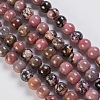 Natural Rhodonite Beads Strands G-K254-04-10mm-1