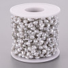 Handmade ABS Plastic Imitation Pearl Beaded Chains STAS-T052-39P-3