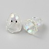 Transparent Acrylic Bead Caps TACR-WH0021-20I-2
