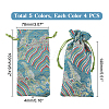 20Pcs 5 Colors Silk Pouches ABAG-PH0001-13-4