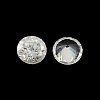 Diamond Shaped Cubic Zirconia Pointed Back Cabochons ZIRC-R004-14mm-01-1
