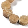 Electroplated Natural Druzy Agate Beads Strands G-M433-01H-4