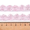 Electroplate Glass Beads Strands EGLA-N012-08I-4