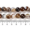 Natural Striped Agate/Banded Agate Beads Strands G-Z060-A01-C10-5