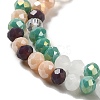 Glass Beads Strands EGLA-A034-M4mm-42-4
