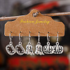 3 Pairs Halloween Zinc Alloy Dangle Earrings FS-WG1EEF9-05-1