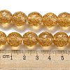 Handmade Gold Sand Lampwork Beads Strands LAMP-L079-06C-4