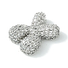 Rack Plating Brass Clear Cubic Zirconia Pendants KK-S378-01P-X-2