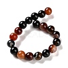 Natural Striped Agate/Banded Agate Beads Strands G-Z060-A01-C13-3