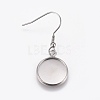 Stainless Steel Dangle Earrings LS-EJEW-WH0001-A02-1