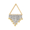 Glass Seed Beads Tassel Pendants PALLOY-MZ01455-02-1