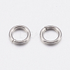 Tarnish Resistant 304 Stainless Steel Open Jump Rings STAS-A036-02C-2