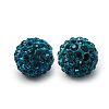 Polymer Clay Rhinestone Beads X-RB-C1438-10mm-A06-1